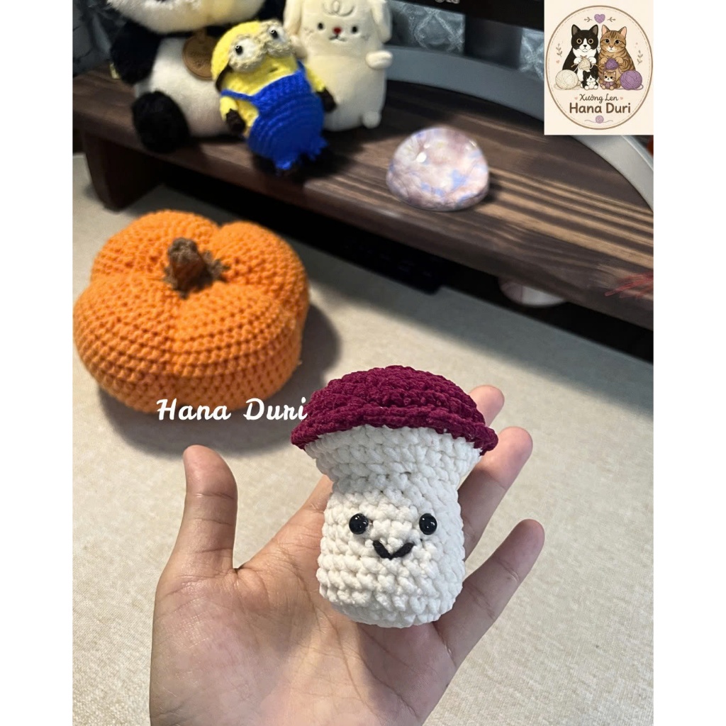 Nấm len trang trí - Hana Duri Handmade