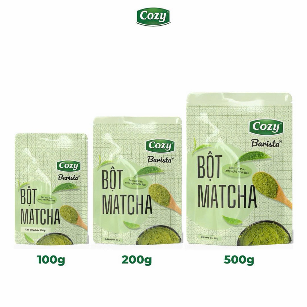 🍵 BỘT MATCHA COZY BARISTA – CHUẨN VỊ MATCHA, PHA CHẾ CỰC ĐỈNH 🍵