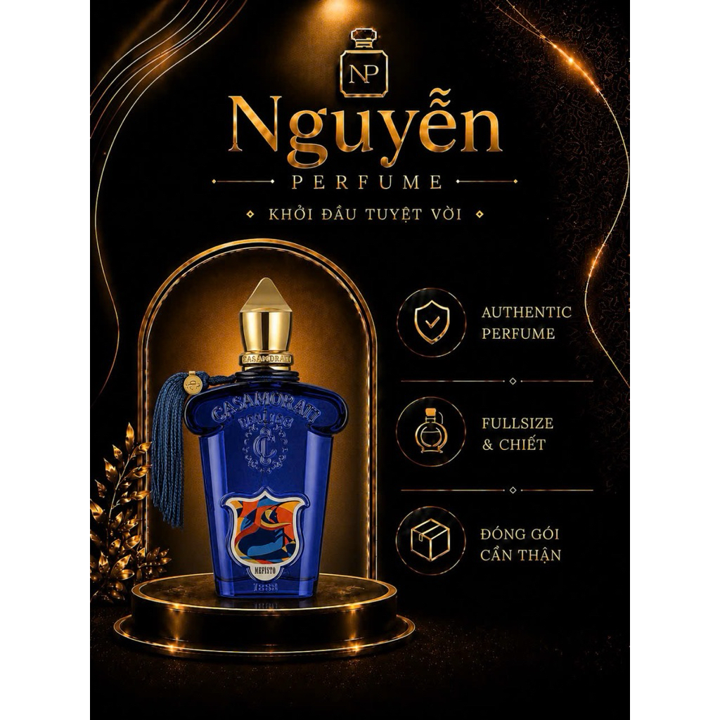 Nước hoa nam chiết 10ml Mefisto EDP | Nguyễn Perfume