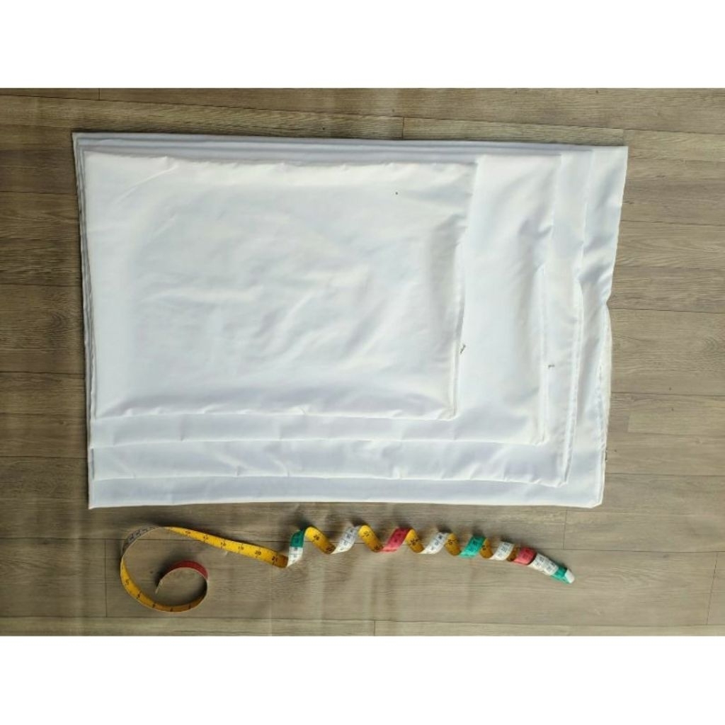vỏ trắng dồn gòn làm gối đôi 40x100 ,40x120 ,50x120 ,50x140 ,50x160