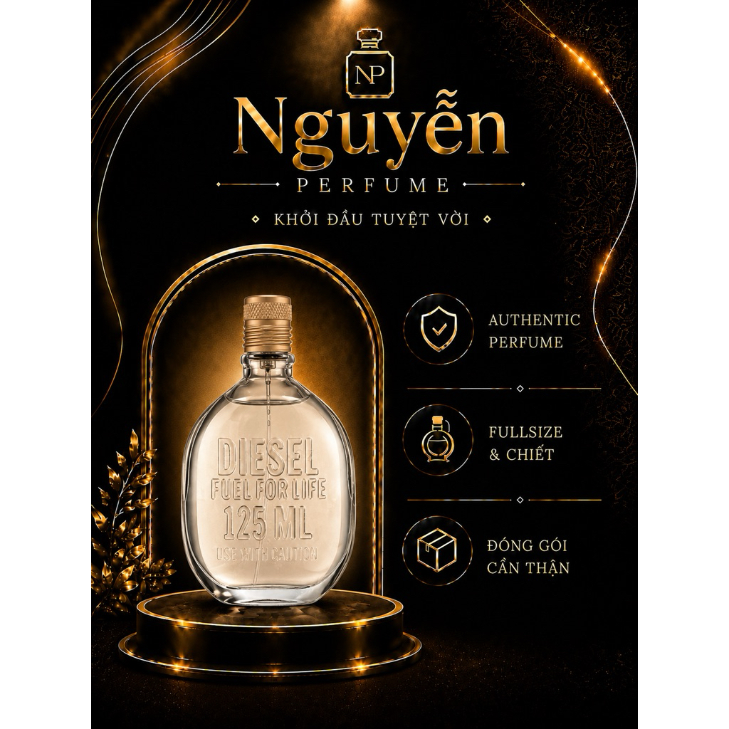 Nước hoa Nam chiết 10ml Fuel For Life EDT | Nguyễn Perfume