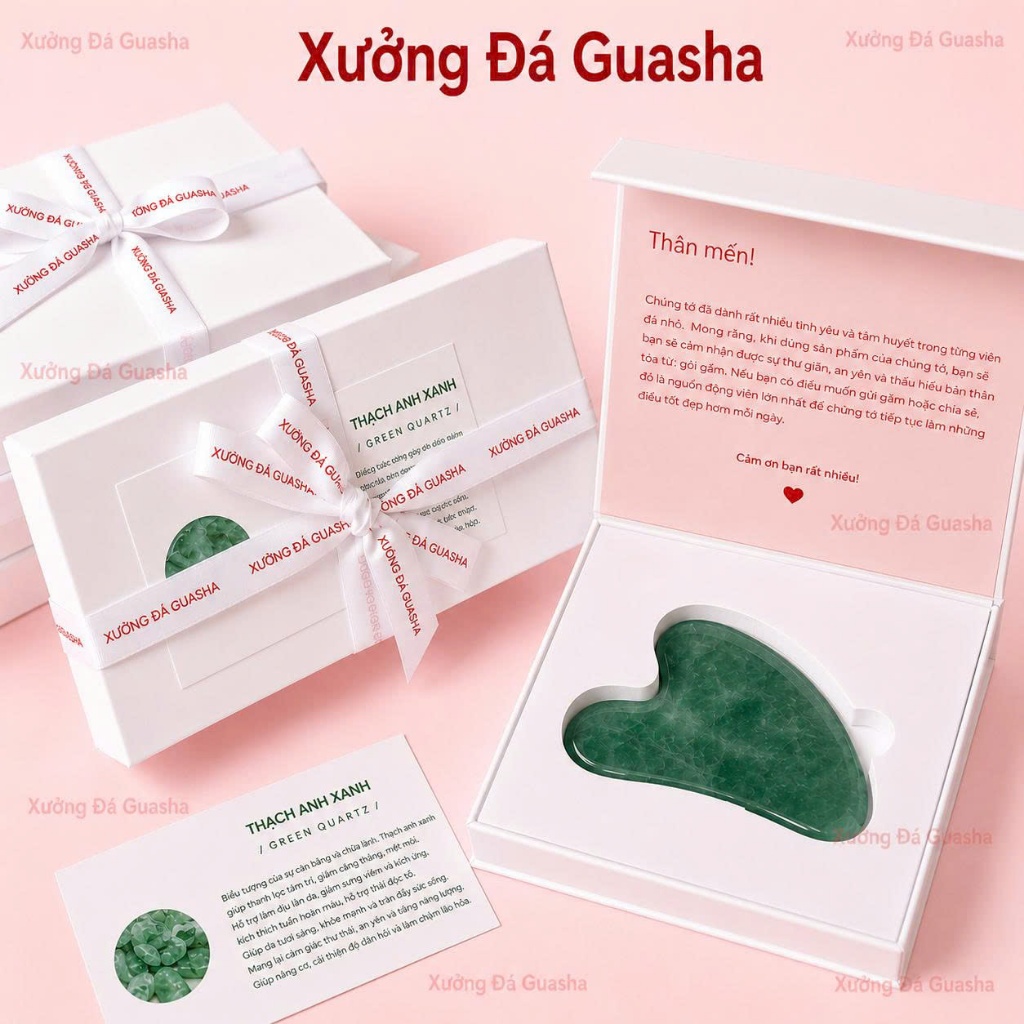 Đá Guasha Massage Mặt Nâng Cơ Giúp Làn Da Khỏe Mạnh. Đá Guasha Giúp Tăng Hiệu Quả Sử Dụng Cùng Các S