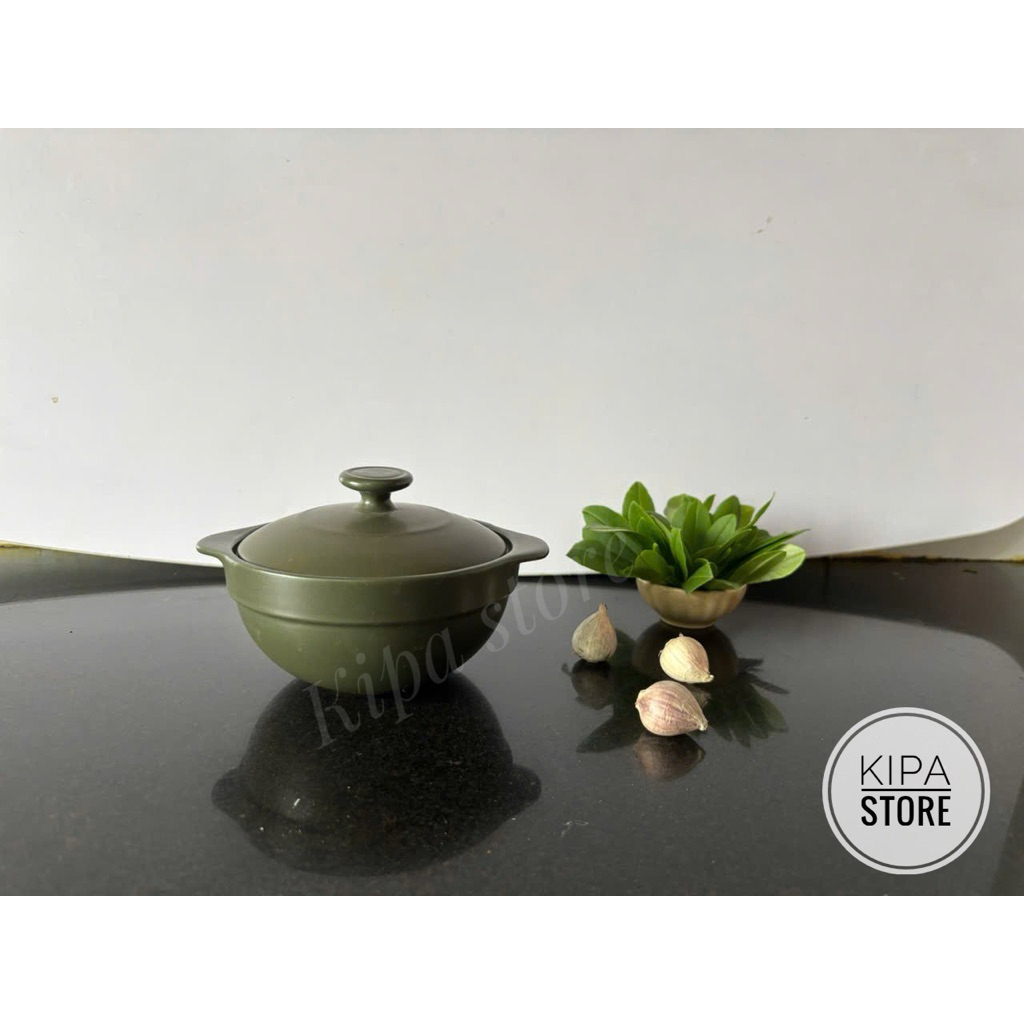 Nồi sứ dưỡng sinh Minh Long 350ml - nồi chuyên dùng bếp gas, bếp hồng ngoại - Kipa store