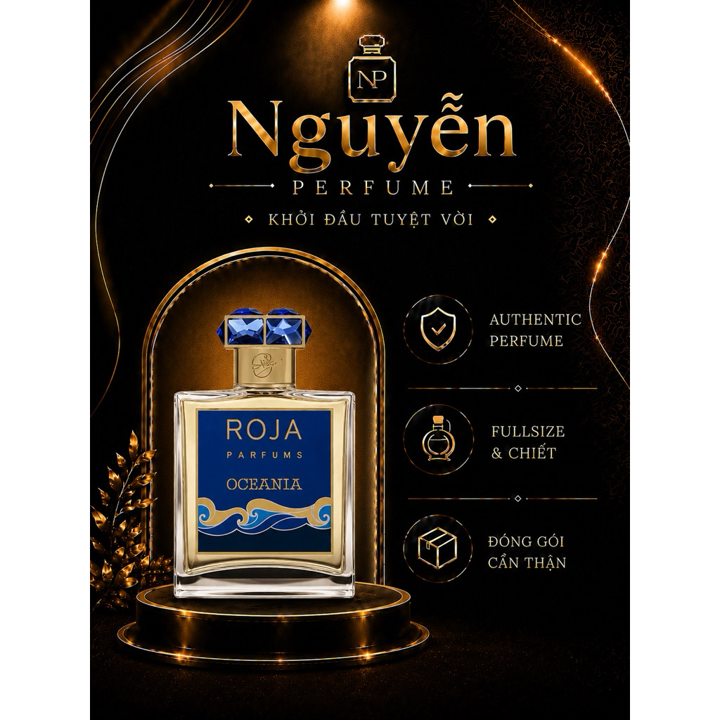 Nước hoa Nam chiết 10ml Roja Oceania EDP | Nguyễn Perfume