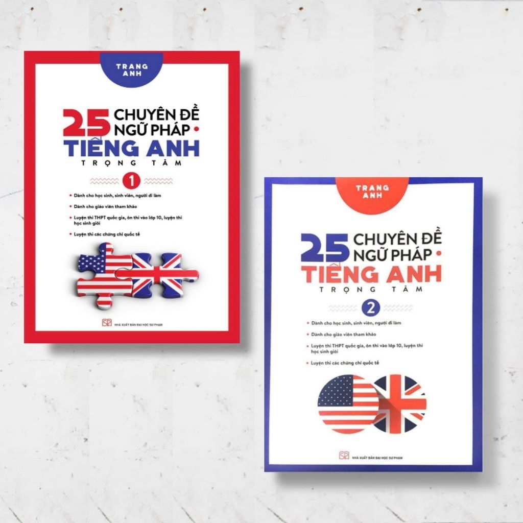 Combo 2 Cuốn 25 Chuyên Đề Ngữ Pháp Tiếng Anh