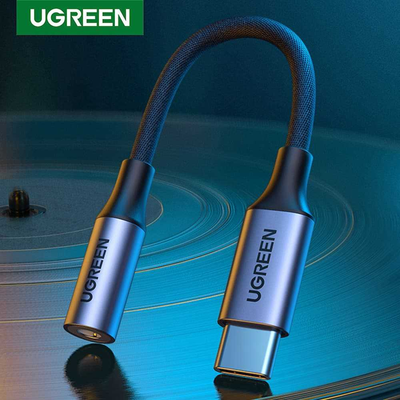 UGREEN 70858 80154 Cáp chuyển usb type c sang 3.5mm tai nghe, mic AV142 AV116
