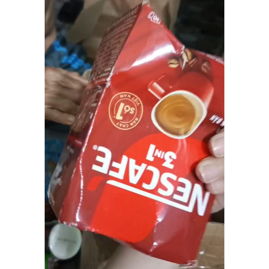 [THANH LÝ SALE OFF HÀNG HƯ HỘP DATE XA] Cà Phê Nescafe 3in1 Vị Nguyên Bản Hộp Đỏ 20 Gói*16G