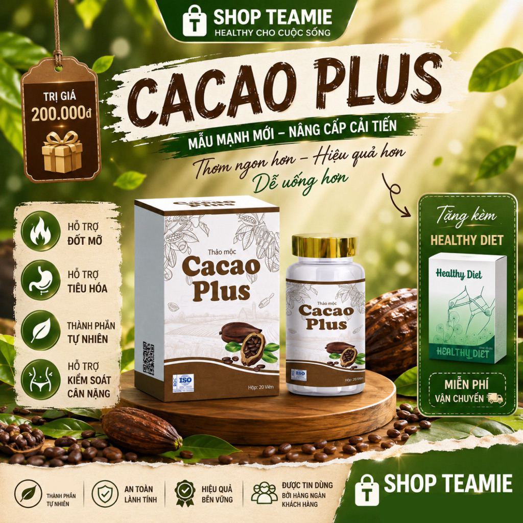 Cacao plus bản nâng cấp cải tiến cocoa plus