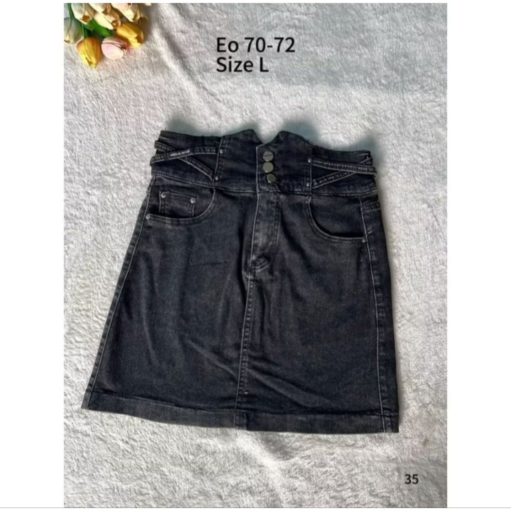 [2HAND] Chân váy bò ngắn, Chân váy jean 2hand
