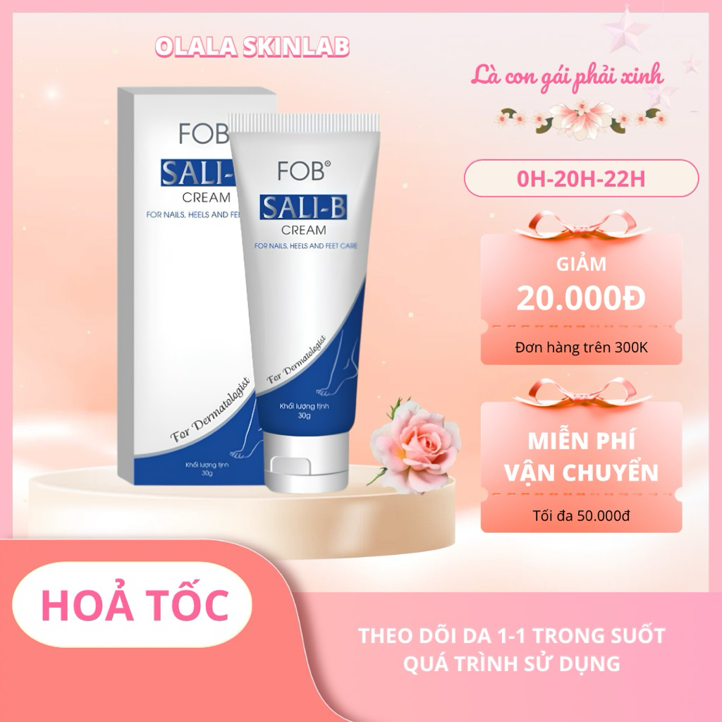 Kem Dưỡng Gót Chân FOB Sali-B Cream 30g