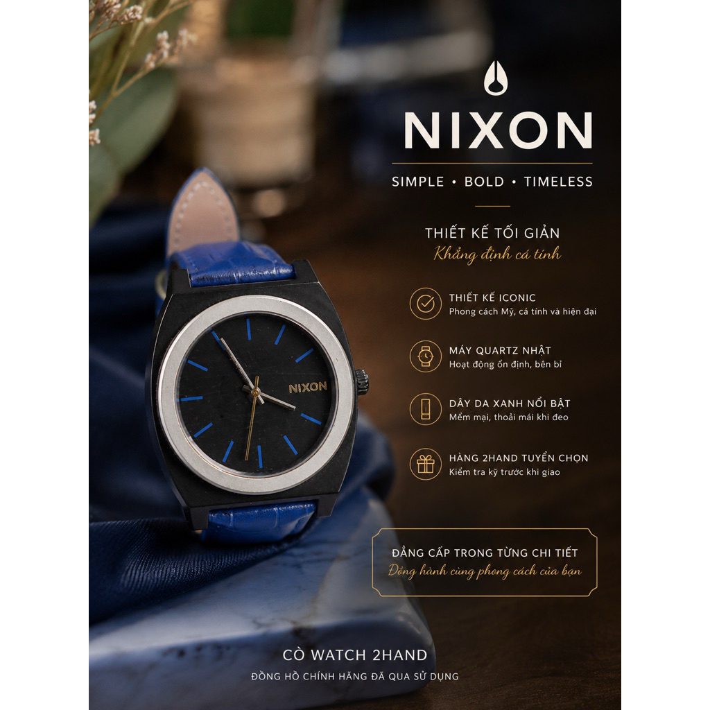 Đồng Hồ NIXON , Đồng Hồ Thương Hiệu Mỹ , Đồng Hồ Nam ( bao chạy )