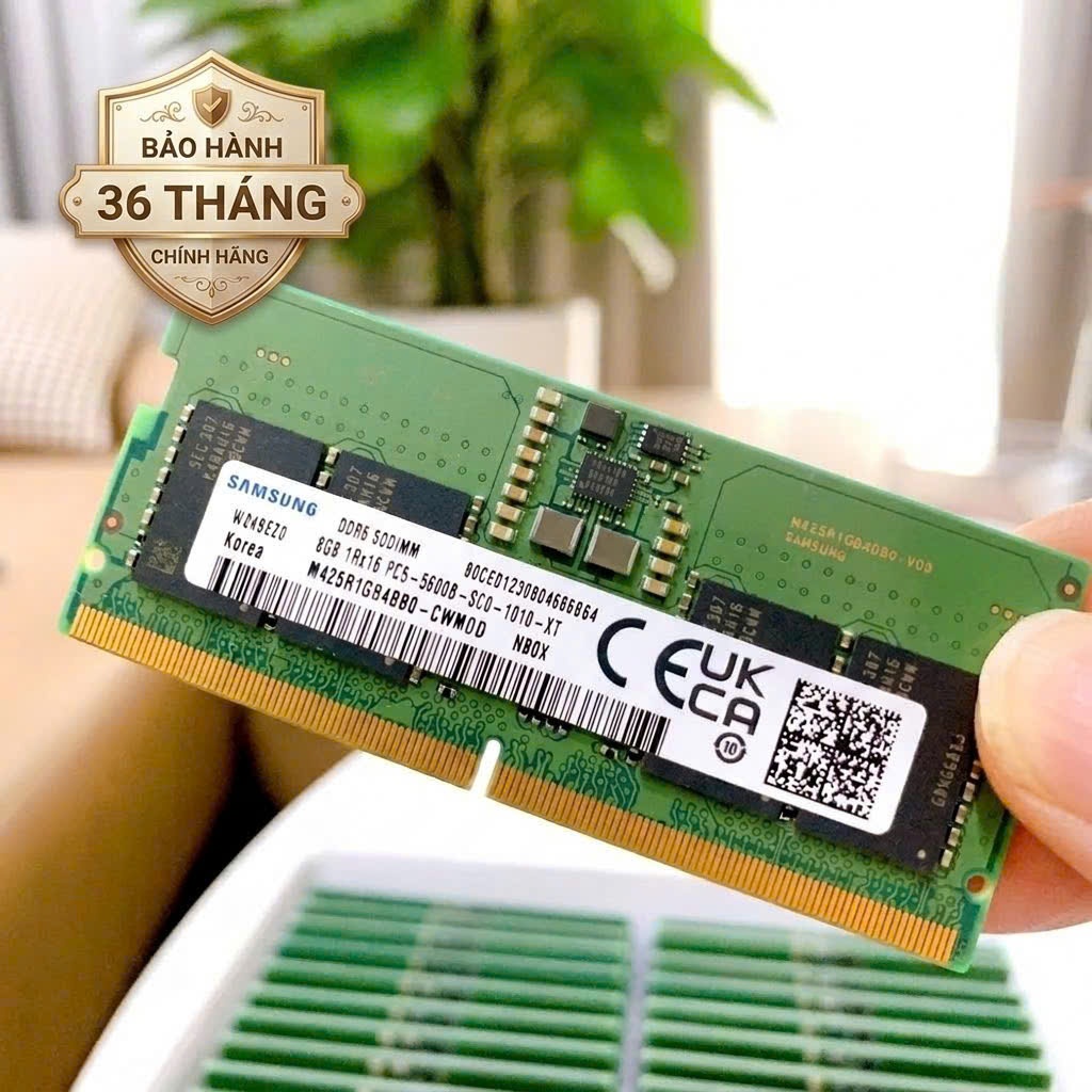 [Chính Hãng] RAM Laptop DDR5 8GB 16GB 32GB Samsung / SK Hynix / Crucial | Bus 4800/5600 MHz - Bảo Hà