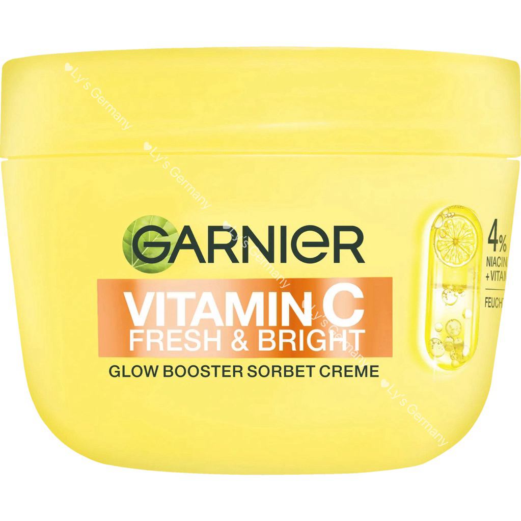 Kem dưỡng Garnier Vitamin C Fresh & Bright Glow Booster Sorbet Creme