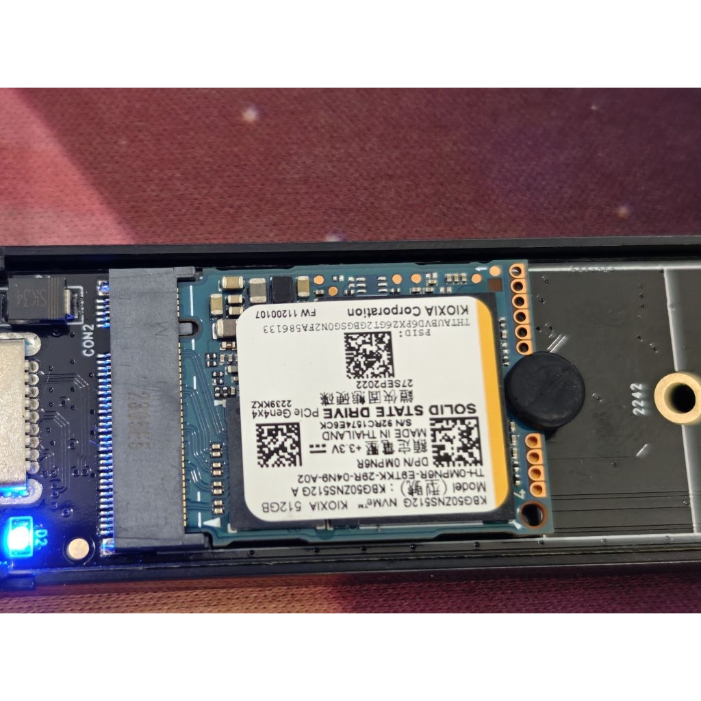 NVME 512GB KIOXIA SK 95%