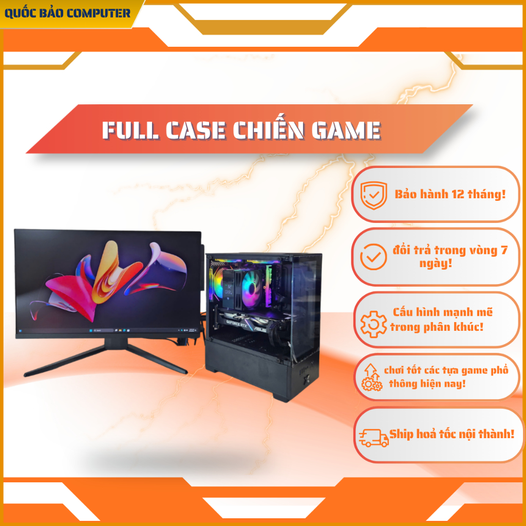 FULL BỘ PC i3 i5 GAMING chiến game Fifa LOL max ping