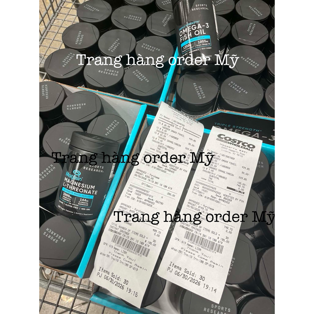 Date29- Dầu cá omega3 150v hàm lượng cao của Mỹ-Trang Hàng Order Mỹ