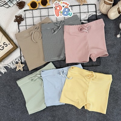 Quần Đùi Bé Gái Vải Zip Co Dãn Thoải Mái Cho Bé Gái, Quần Đùi Mùa Hè Cho Bé- SIMEEFA-Pibo store-QDBK01-T1