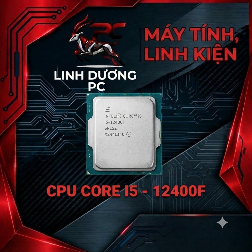 CPU Intel Core i5 12400F NEW - TRAY