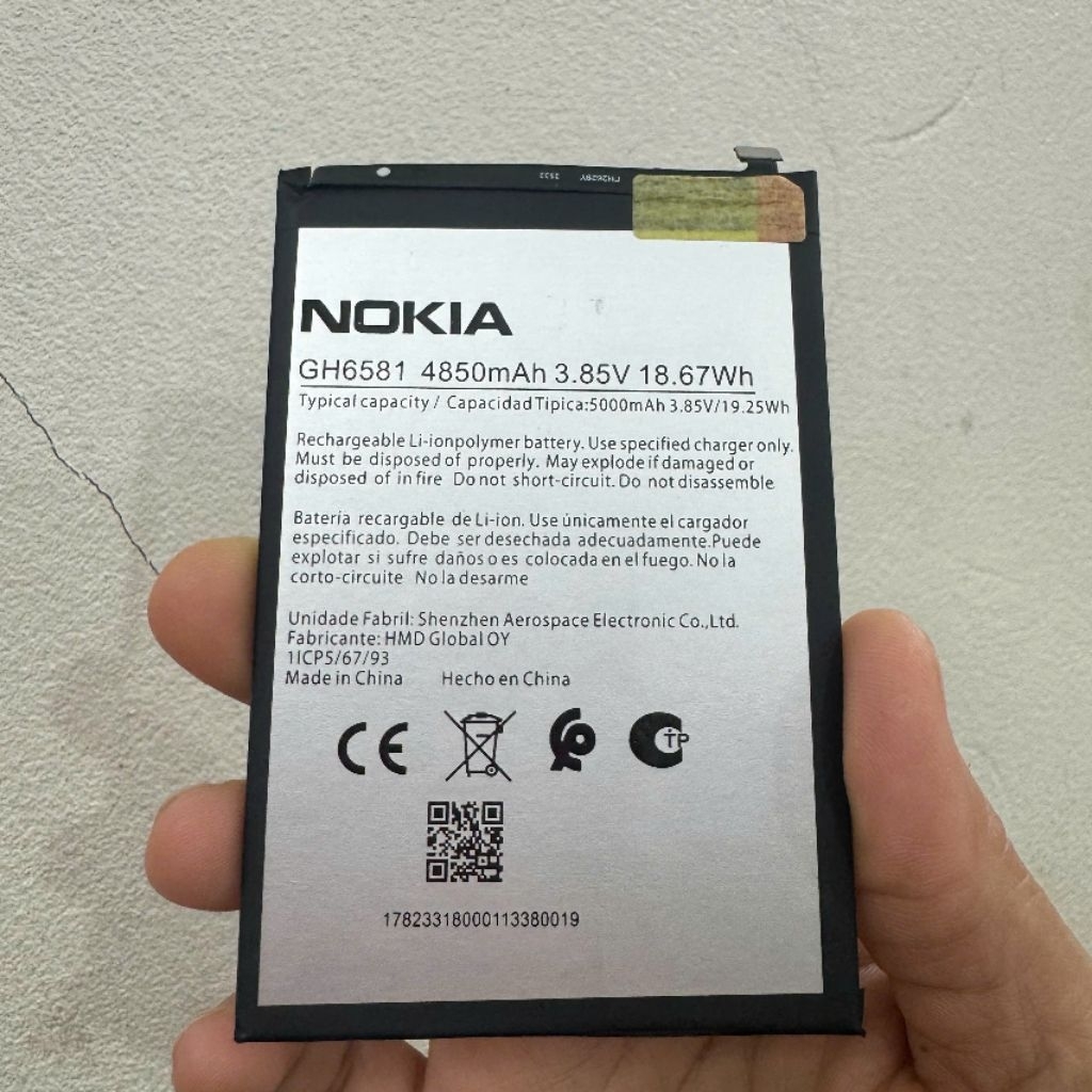 Pin Nokia G11 Plus, GH6581 - 4850/5000 mAh