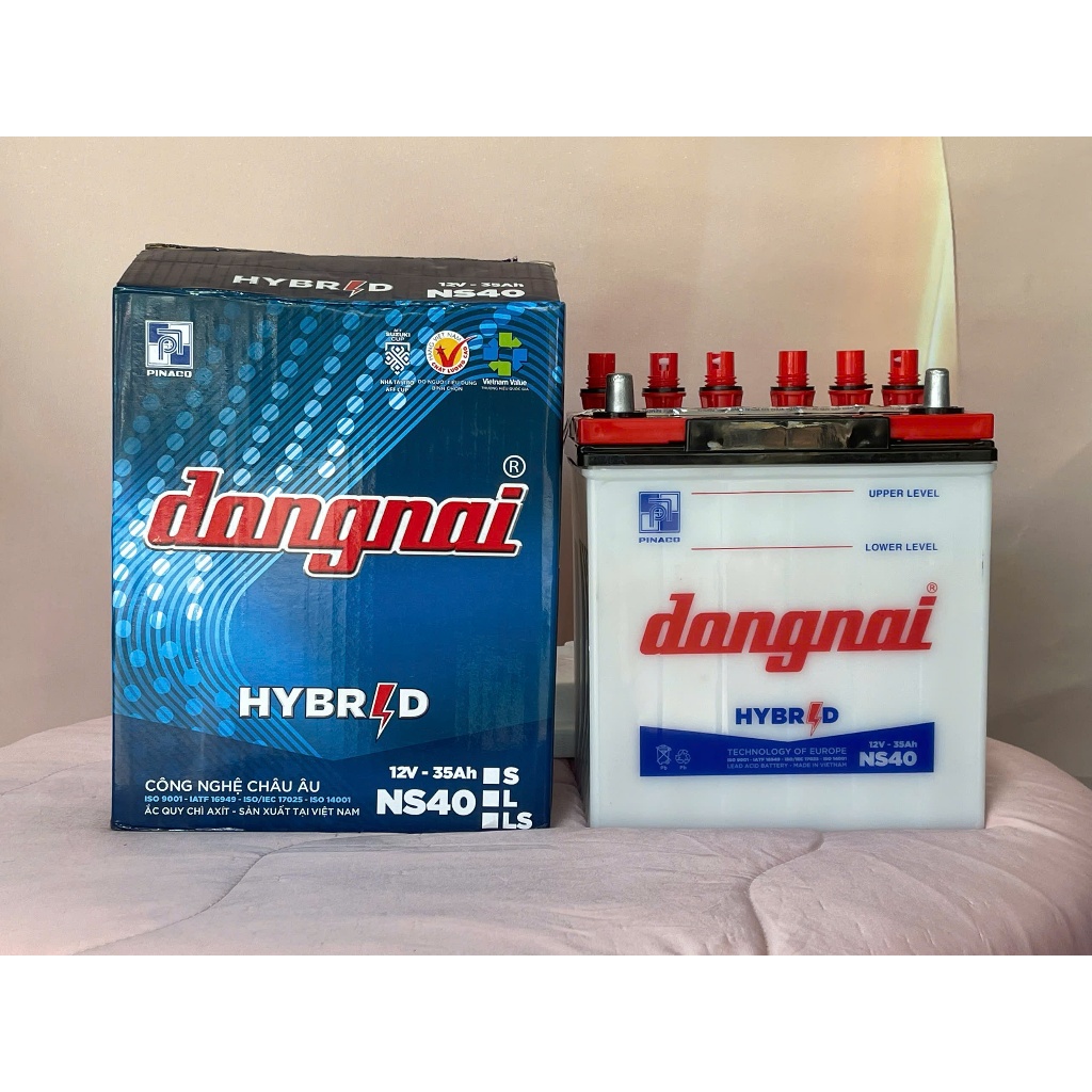 Ắc Quy Đồng Nai NS40 Hybrid 12V 35Ah Chính Hãng PINACO Cho Ô Tô