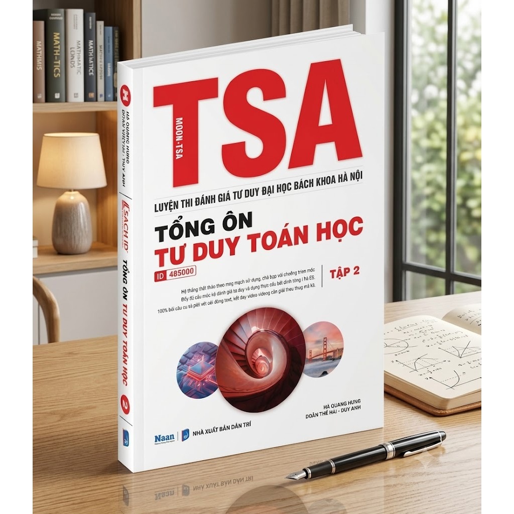 Sách ID - [TSA 2025] - Tổng Ôn Tư Duy Toán Học Bách Khoa Hà Nội TSA - Tập 2 -  Luyện Thi Đánh Giá Tư