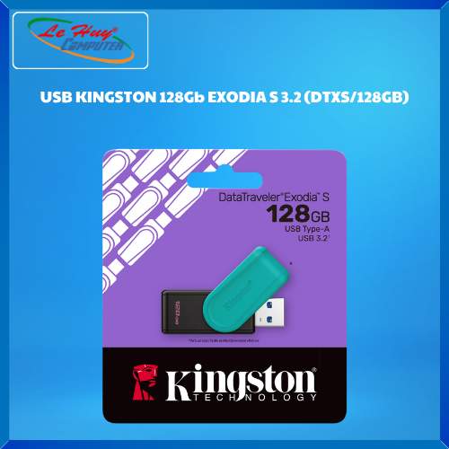 Thiết Bị Lưu Trữ - USB KINGSTON 128Gb EXODIA S 3.2 (DTXS/128GB) - Hàng Chính Hãng