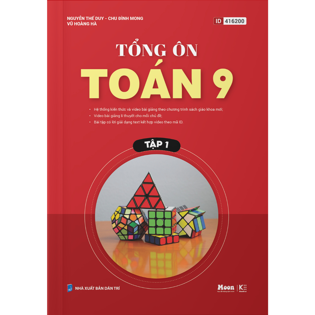 Toán học lớp 9 chương trình mới: Sách toán 9 ôn thi vào 10, tổng ôn toán học lớp 9 | Me Book