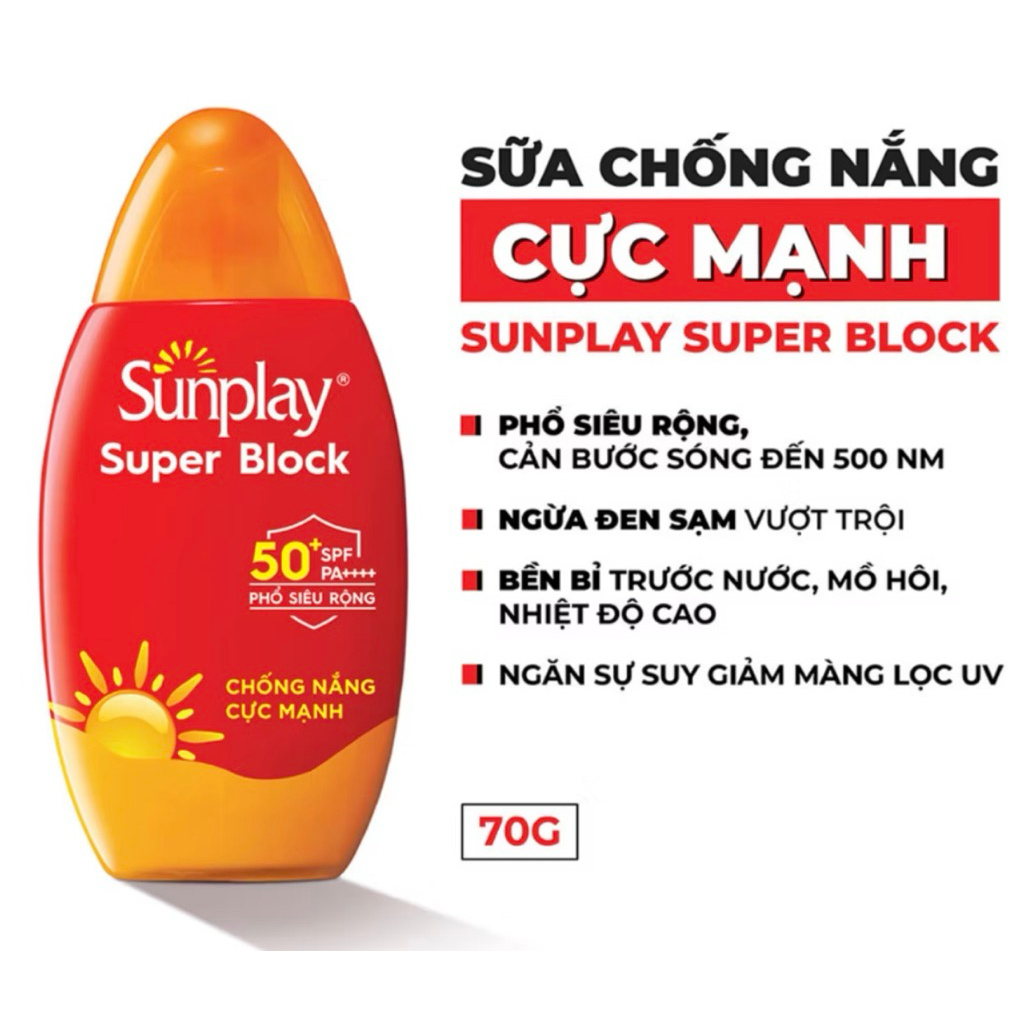 Sữa chống nắng Sunplay đỏ 70g
