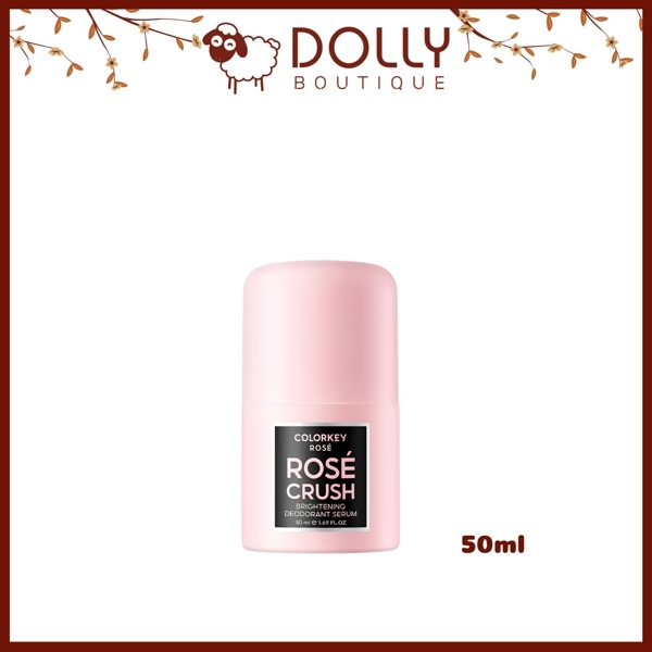 Lăn Khử Mùi Colorkey Rosé Rose Crush Brightening Deodorant Serum 50ml