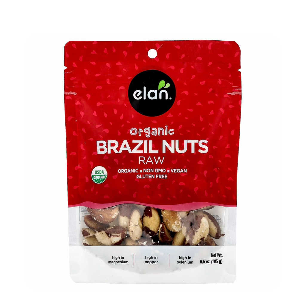 Hạt Brazil - Hạt quả hạch Brazil hữu cơ túi 185g