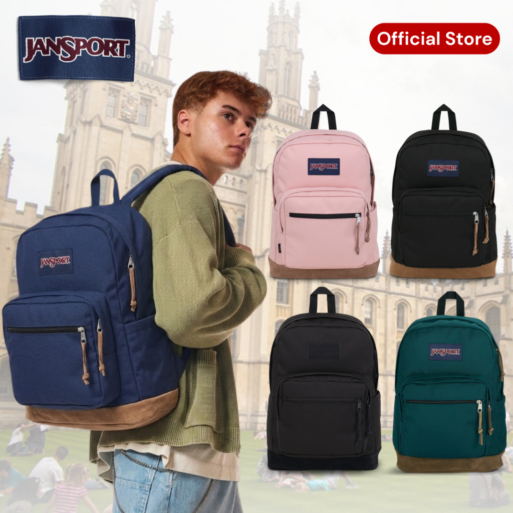 Balo chính hãng Jansport (USA) Right Pack 28L cao cấp, sức chứa lớp, có ngăn đựng laptop, JS0A4QVA