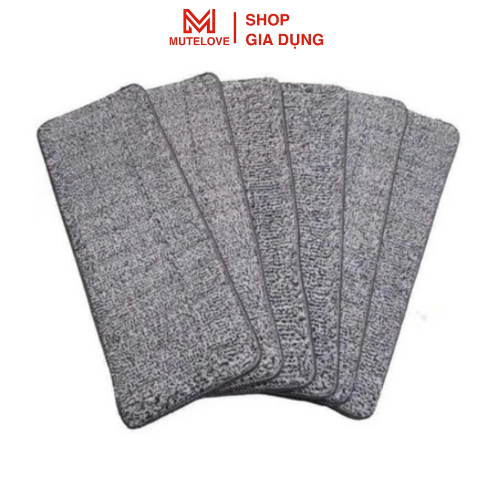 Bông lau nhà thay thế gài 2 đầu kích thước 33x12,Bông lau nhà lau sàn lau kính thay thế
