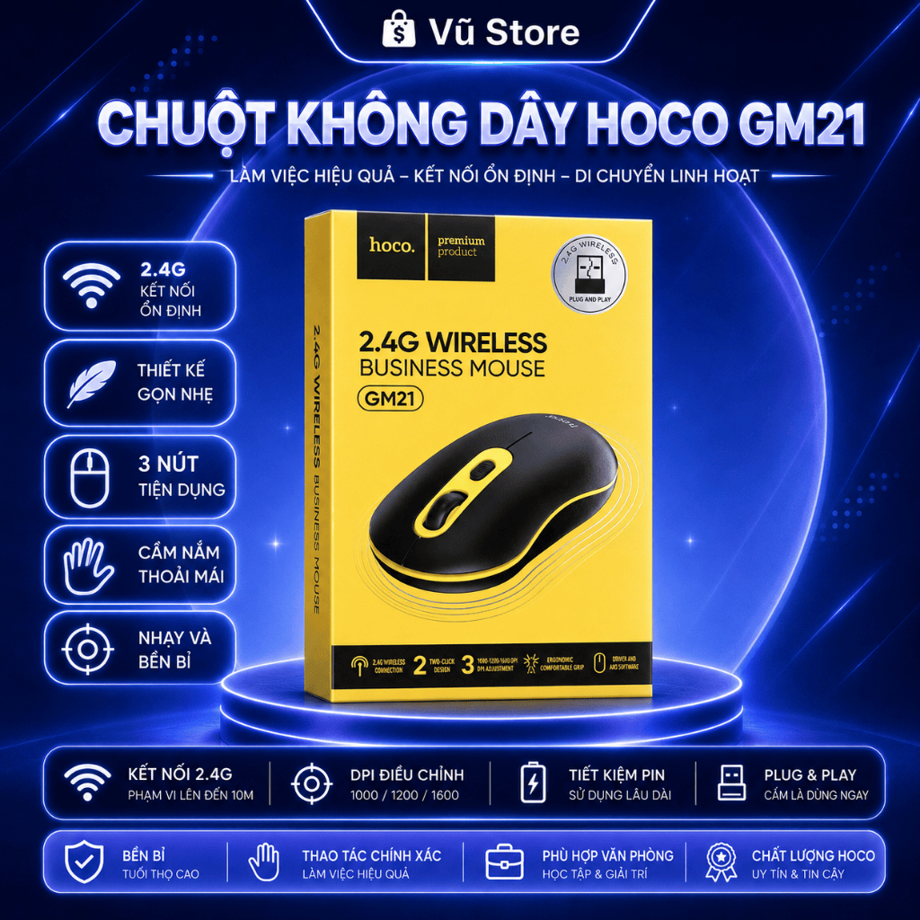 CHUỘT KHÔNG DÂY, GM21, GM14, GM15, GM29, GM24, GM28,