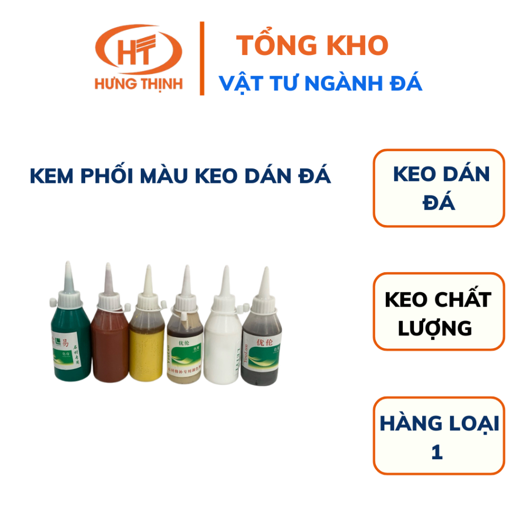 Kem pha màu tạo màu cho keo/kem phối màu keo dán đá