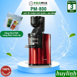 Máy ép trái cây chậm promix pm-800 - 400w - bảo hành 3 năm chính hãng