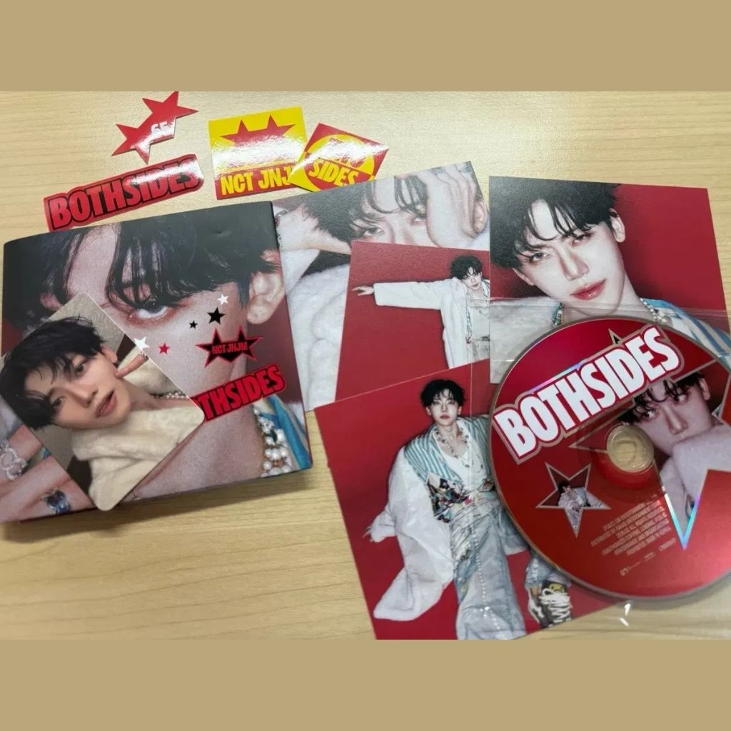 Poster Bothsides ver Jaemin fullset unseal, card Jaemin chỉ má