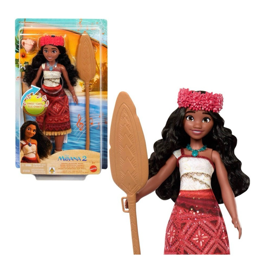Búp bê Disney Moana 2 "Singing Adventure Moana" (cao 12,7 inch) – Biết hát bài "We Are Back" (phiên 