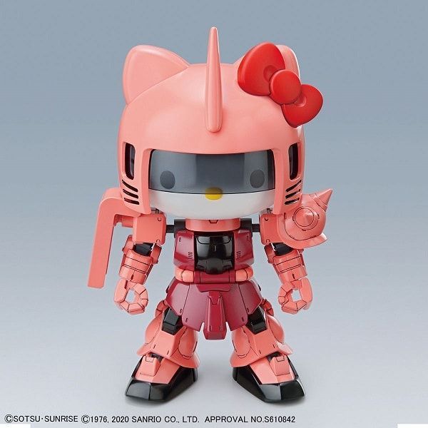 Mô Hình Lắp Ráp SD Hello Kitty x MS-06 Zaku II
