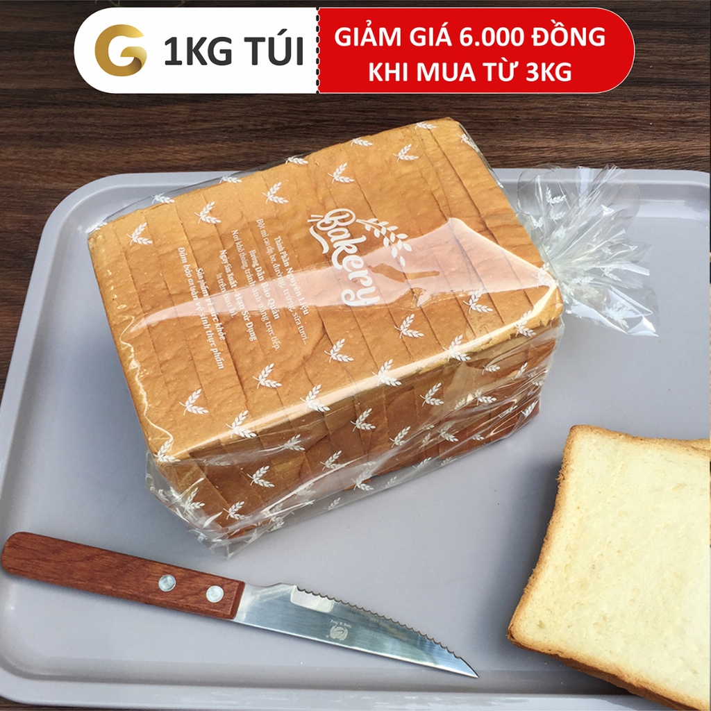 1kg Túi Đựng Sandwich Bakery 22x33cm (Túi Pp Sandwich Bakery) [Gold Pack Việt Nam]