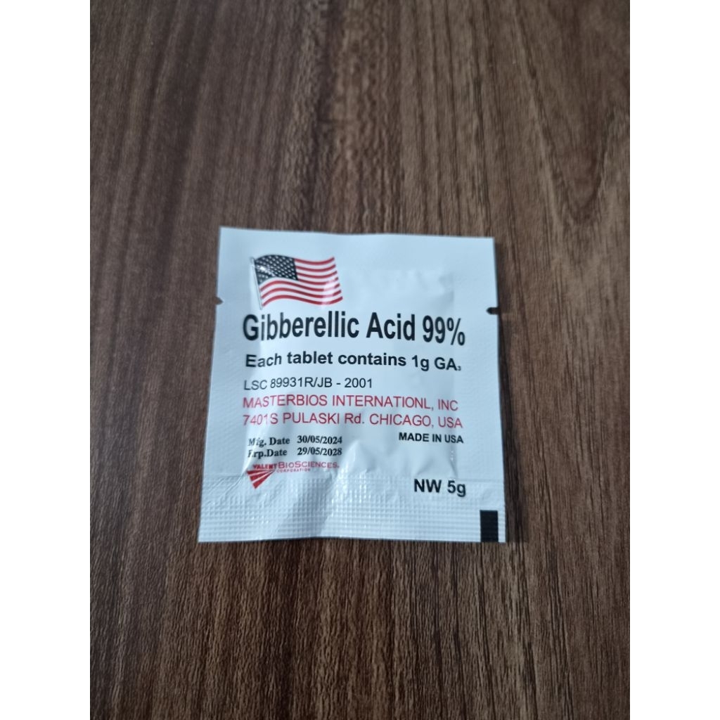 Combo 5 viên Ga3 mỹ Gibberillic Acid 99% chứa 1g Ga3/5g