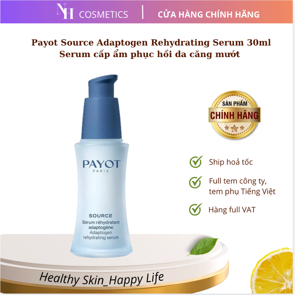 [TEM CTY] Serum Cấp Ẩm Phục Hồi Da Payot Source Adaptogen Rehydrating Serum Cho Da Khô Mất Nước