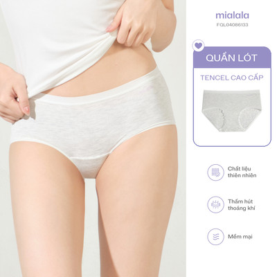Quần Lót Nữ Mialala 6133 Chất Liệu Tencel Cao Cấp Thiết Kế Hipster Co Giãn Êm Ái Che Phủ Toàn Bộ Mông