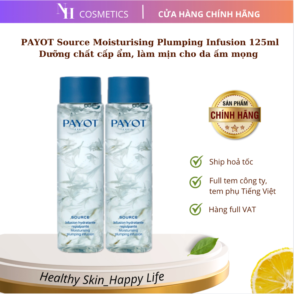 [TEM CTY] Dưỡng Chất Cấp Ẩm PAYOT Source Moisturising Plumping Infusion Căng Bóng Phục Hồi Da Khô