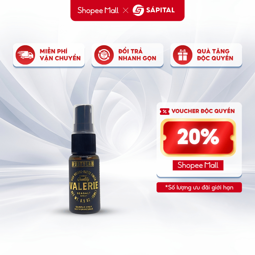 Xịt tạo phồng tóc Rusty Lab Valerie 20ml