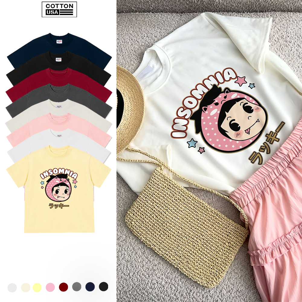 Áo Thun Relaxed Fit CottonUSA Vietnam "Dotty Mood Insomnia" - PT0126PT