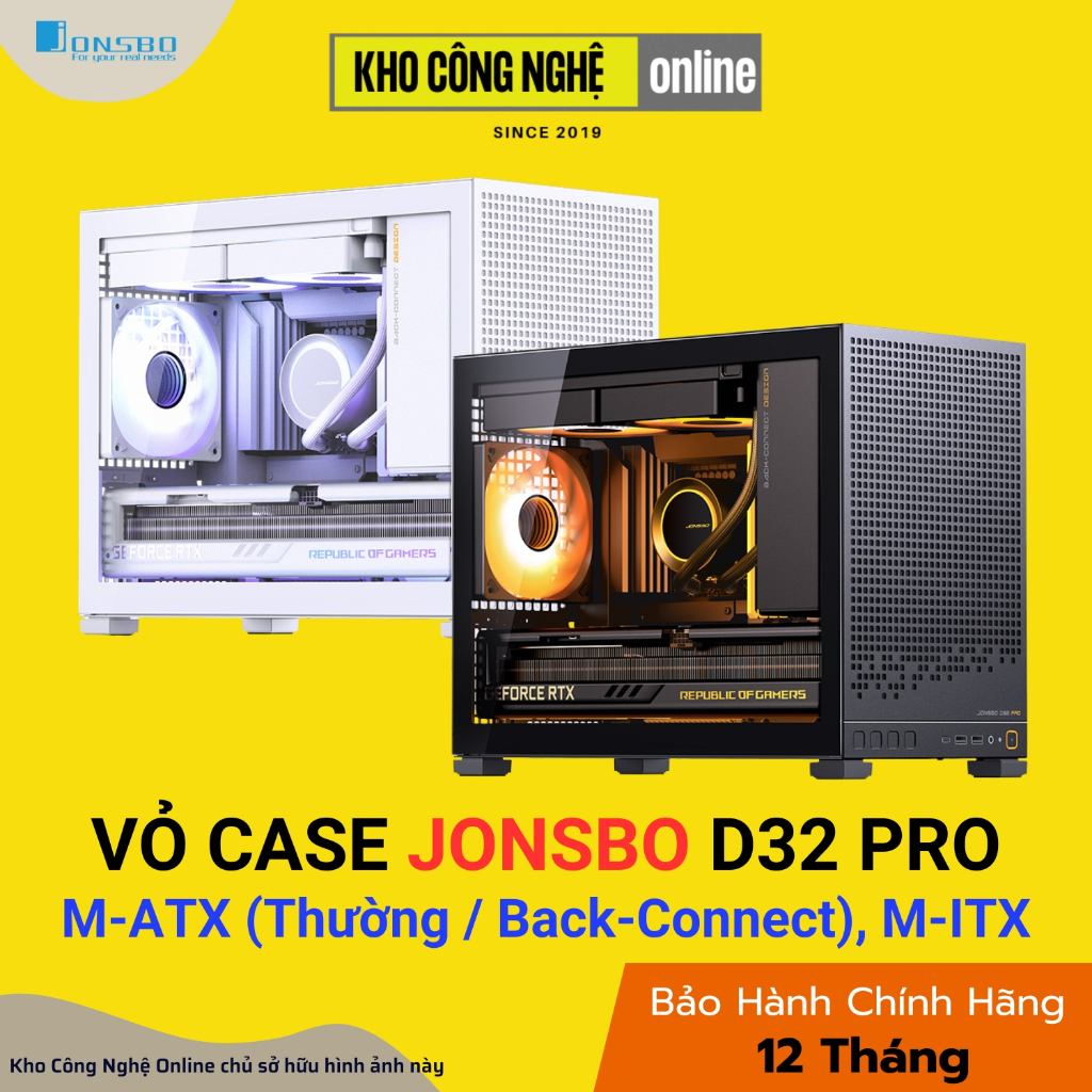 Vỏ Case Máy Tính JONSBO D32 PRO (Hàng Chính Hãng)