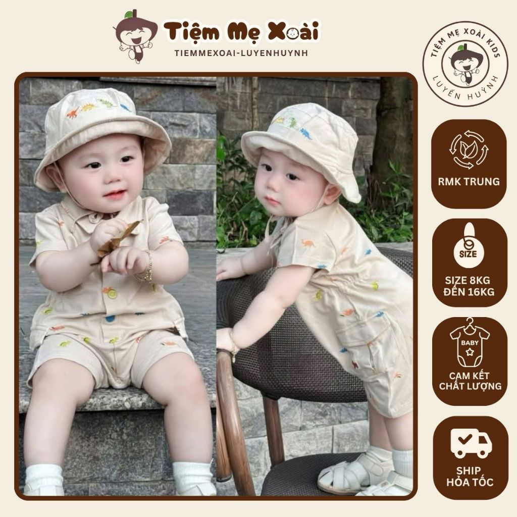 Set Suit rmk Ettoi  đậu mặc cực yêu cho bé trai gái từ 8kg đến 16kg