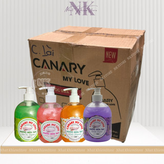 Thùng Nước rửa tay Canary My Love hương ngẫu nhiên loại 500ml (24 chai/thùng)