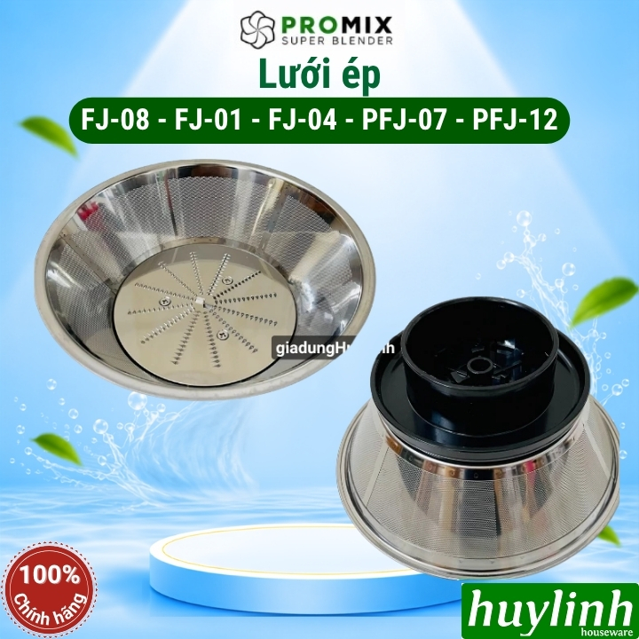 Lưỡi dao - lưới lọc dùng máy ép trái cây Promix FJ01- FJ04 - FJ08 - PFJ-07 - PFJ-12 (Không dùng cho 