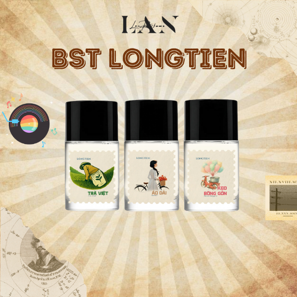 BST Nước Hoa Chiết LONGTIEN Trà Việt, Áo Dài, Kẹo Bông Gòn LAN PERFUME